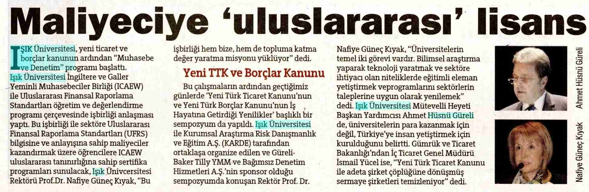 Hürriyet Gazetesi - 13.10.2012